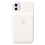Apple Smart - Vano batteria cover per cellulare - silicone, elastomero - bianco - per iPhone 11